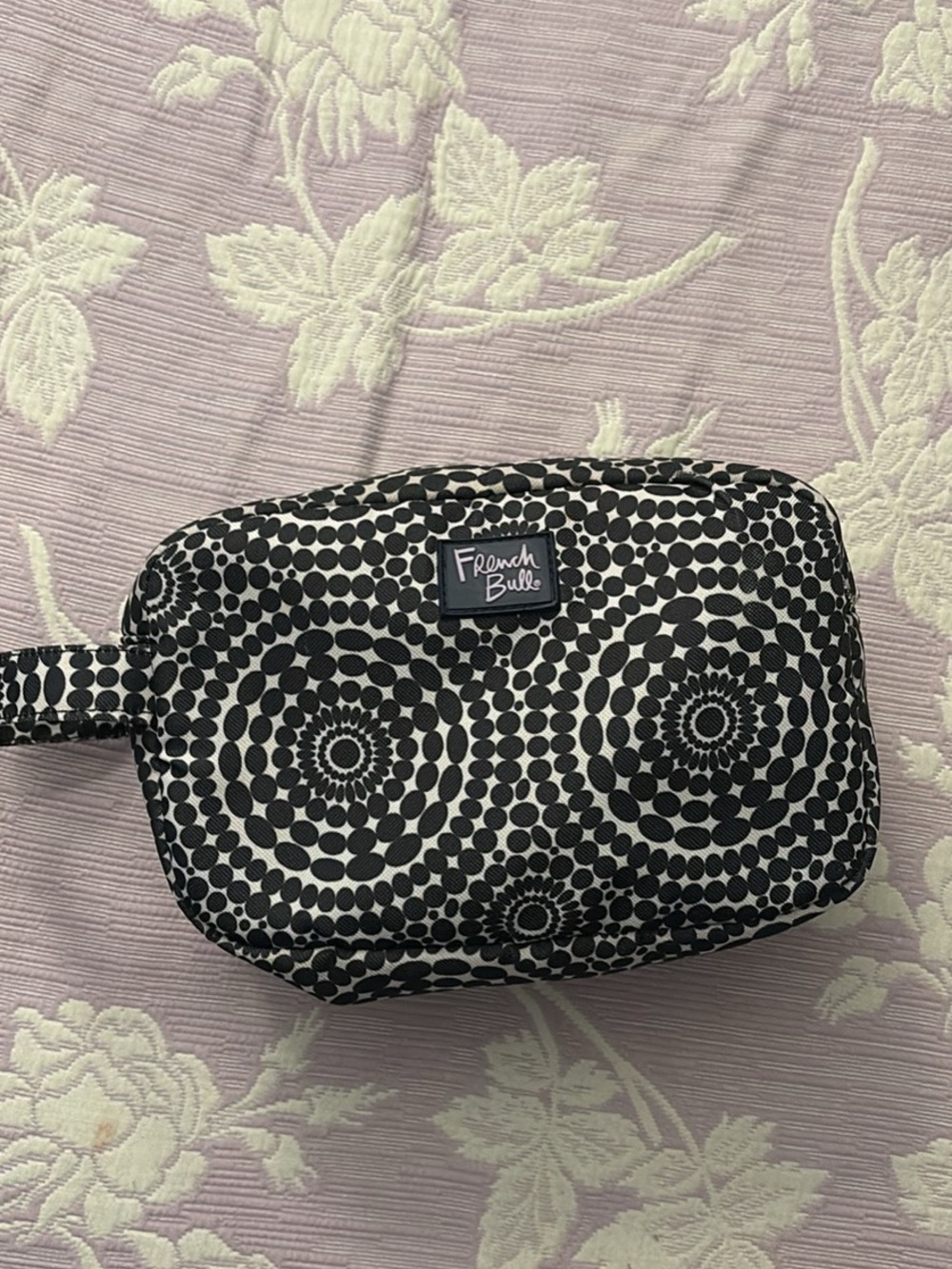 French Bull Black & White Cosmetic Pouch